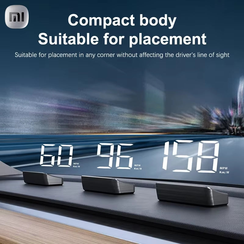 Xiaomi Head-Up Display: Digital Speed Meter Projector for Cars and Trucks - Enhance Your Driving Experience!