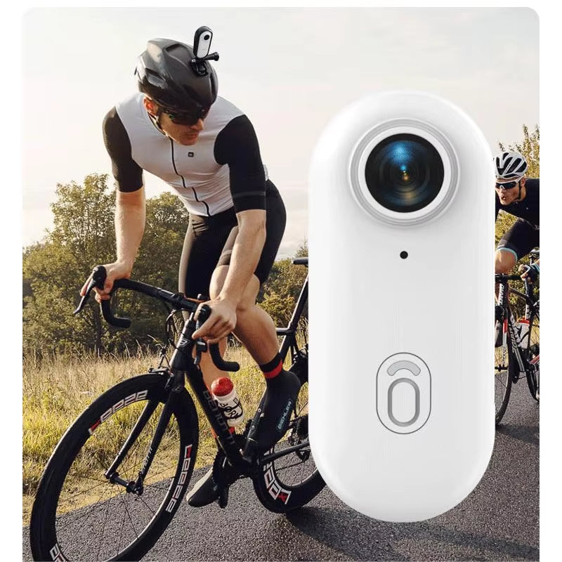 4K Body Magnetic Camera Action Sports Camera with Integrated Helmet and Handlebar Mount for Motorcycles and Bicycles - Mini Full HD with WiFi Connectivity