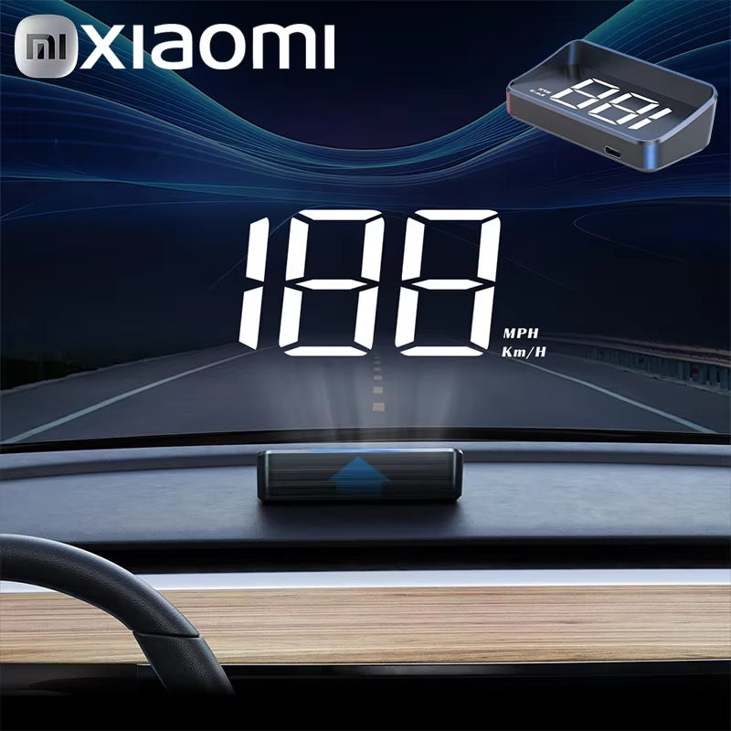 Xiaomi Head-Up Display: Digital Speed Meter Projector for Cars and Trucks - Enhance Your Driving Experience!