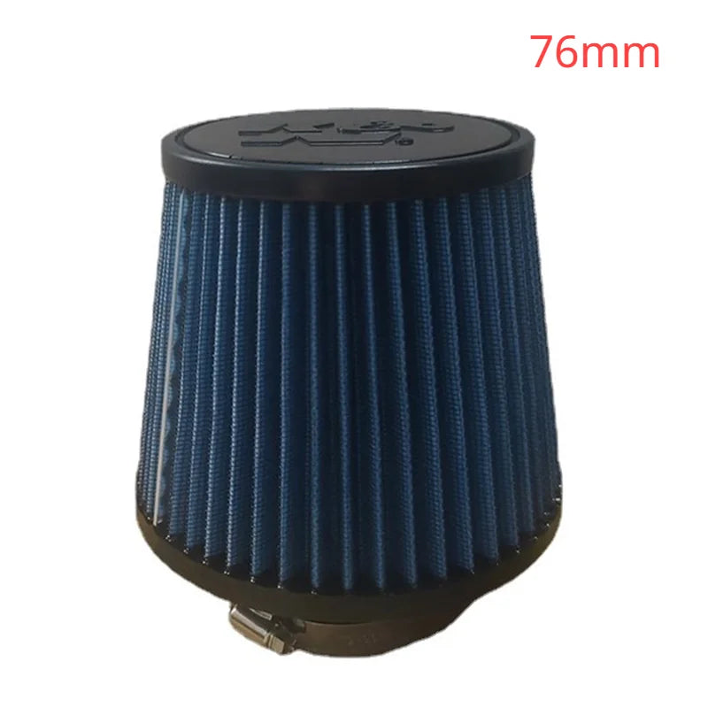 Universal High Flow Cone Air Filter for K&N 14084-2 - 2.5 to 4 Inch Tapered Mushroom Head (102mm, 89mm, 76mm, 70mm, 63.5mm, 60mm)