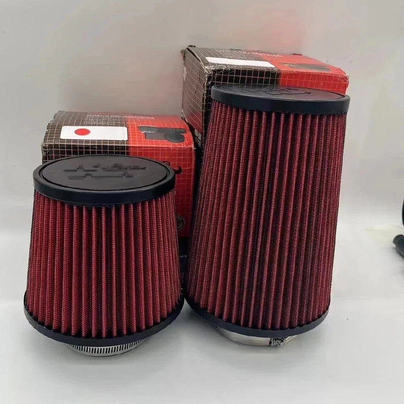 Universal High Flow Cone Air Filter for K&N 14084-2 - 2.5 to 4 Inch Tapered Mushroom Head (102mm, 89mm, 76mm, 70mm, 63.5mm, 60mm)