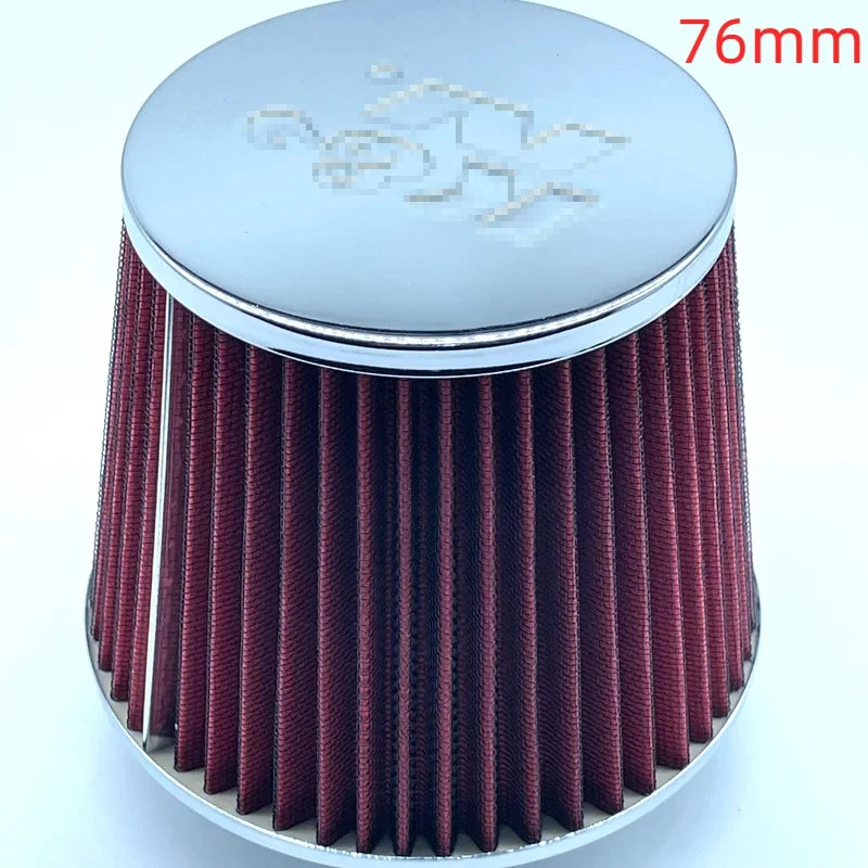 Universal High Flow Cone Air Filter for K&N 14084-2 - 2.5 to 4 Inch Tapered Mushroom Head (102mm, 89mm, 76mm, 70mm, 63.5mm, 60mm)