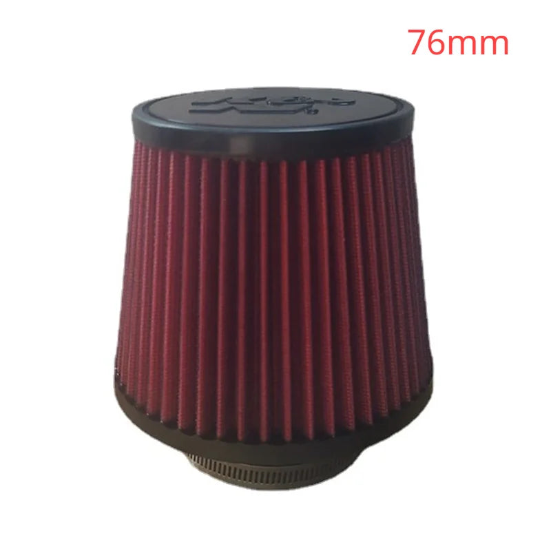 Universal High Flow Cone Air Filter for K&N 14084-2 - 2.5 to 4 Inch Tapered Mushroom Head (102mm, 89mm, 76mm, 70mm, 63.5mm, 60mm)