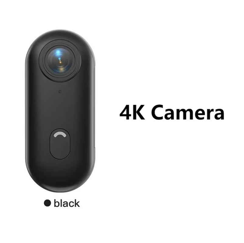 4K Body Magnetic Camera Action Sports Camera with Integrated Helmet and Handlebar Mount for Motorcycles and Bicycles - Mini Full HD with WiFi Connectivity